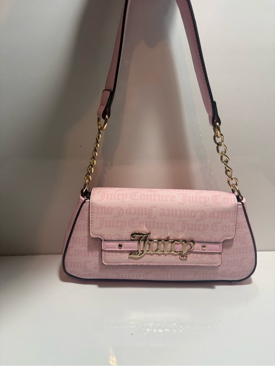 Juicy Couture Handbags - New Juicy Couture Short Pink Lemonade Shoulder Bag With Gold Cute EUC